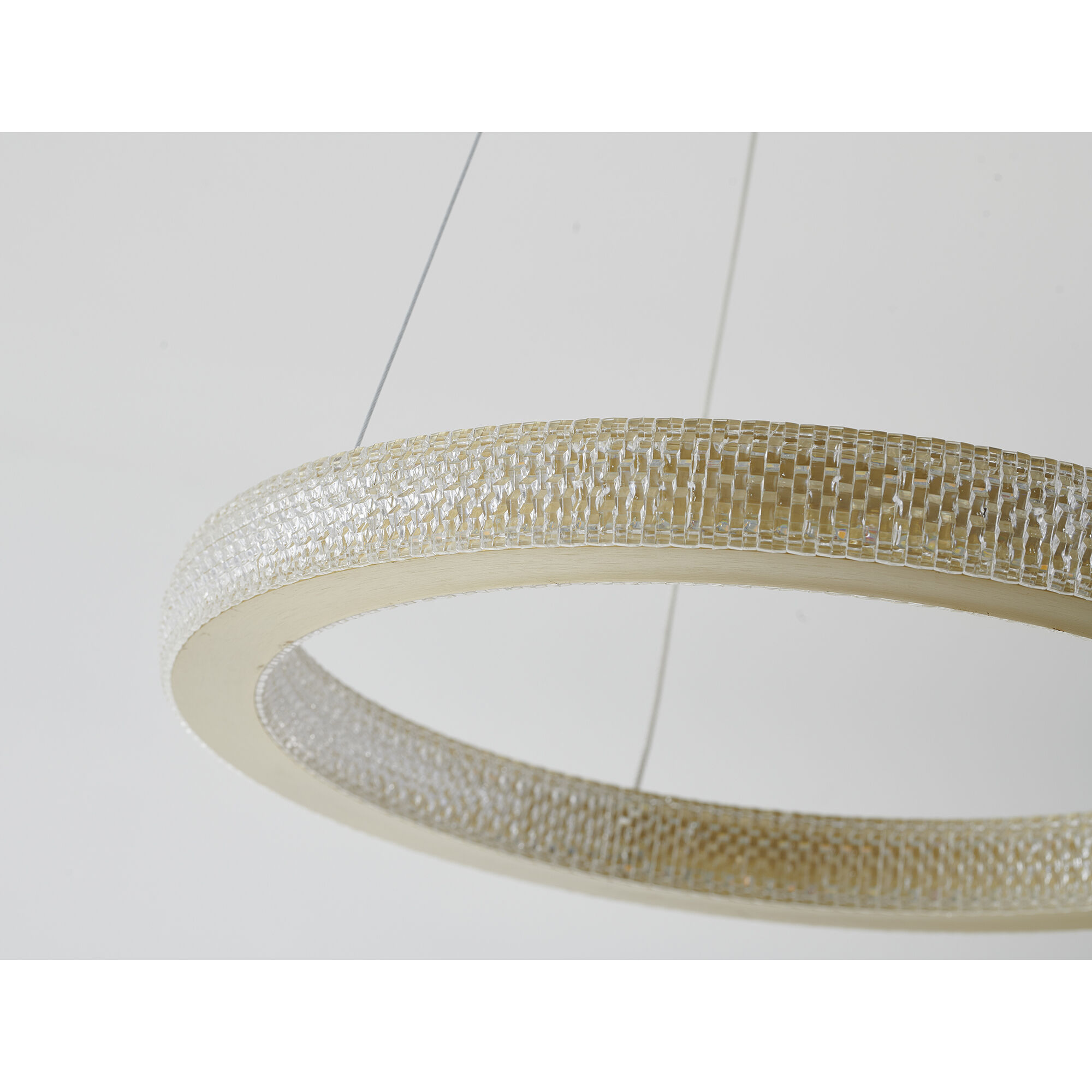 Canada LED 17.72 inch Sand Gold Chandelier Ceiling Light in 3000K/4000K/6000K