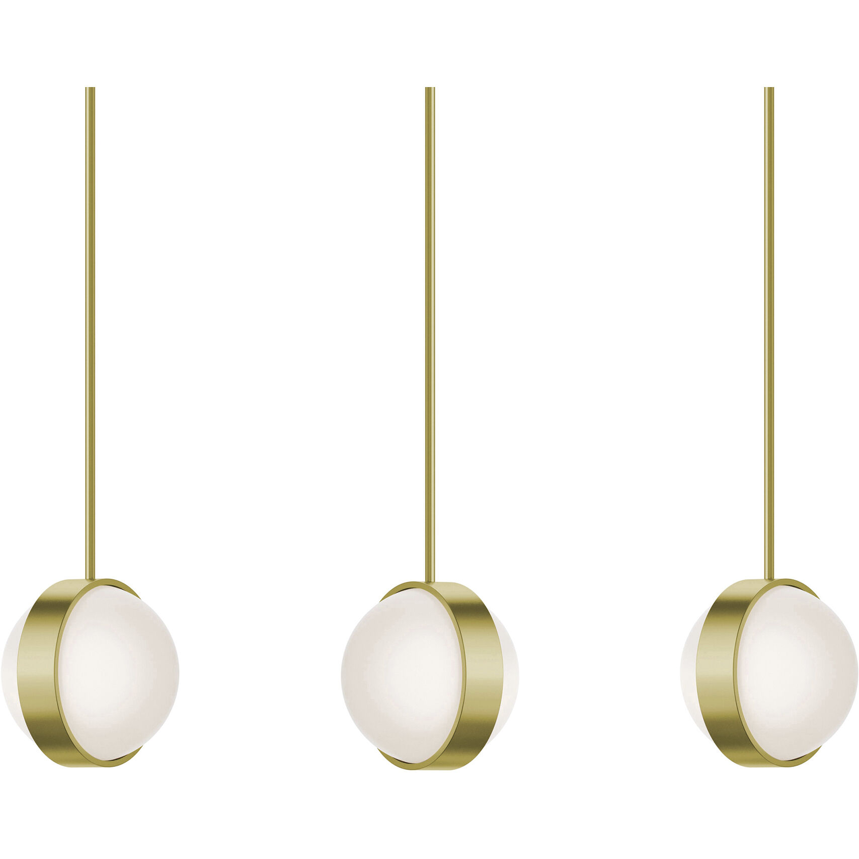 Verona LED 36 inch Light Antique Brass Linear Pendant Ceiling Light