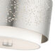 Noria 2 Light 12 inch Brushed Nickel Semi Flush Ceiling Light