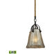 Yonkers LED 7 inch Oil Rubbed Bronze Mini Pendant Ceiling Light