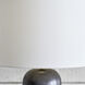 Kelly Wearstler Chalon 30 inch 15 watt Stained Black Metallic Table Lamp Portable Light, Large