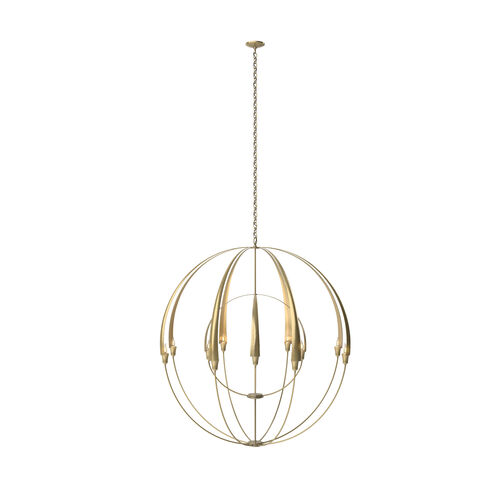 Double Cirque 12 Light 48.3 inch Modern Brass Large Scale Chandelier Ceiling Light, Large Scale