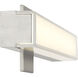 Vantage LED Brushed Nickel Bath Vanity Wall Light