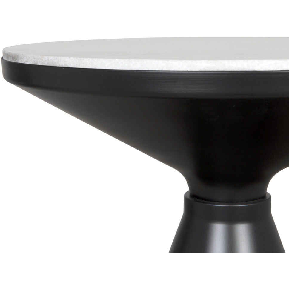 Marley 21.5 X 20 inch Matte Black Side Table