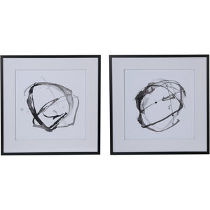 Abstract Black Wall Art