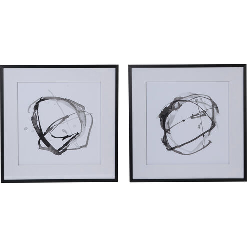 Abstract Black Wall Art