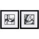 Abstract Black and White Framed Art, Propac