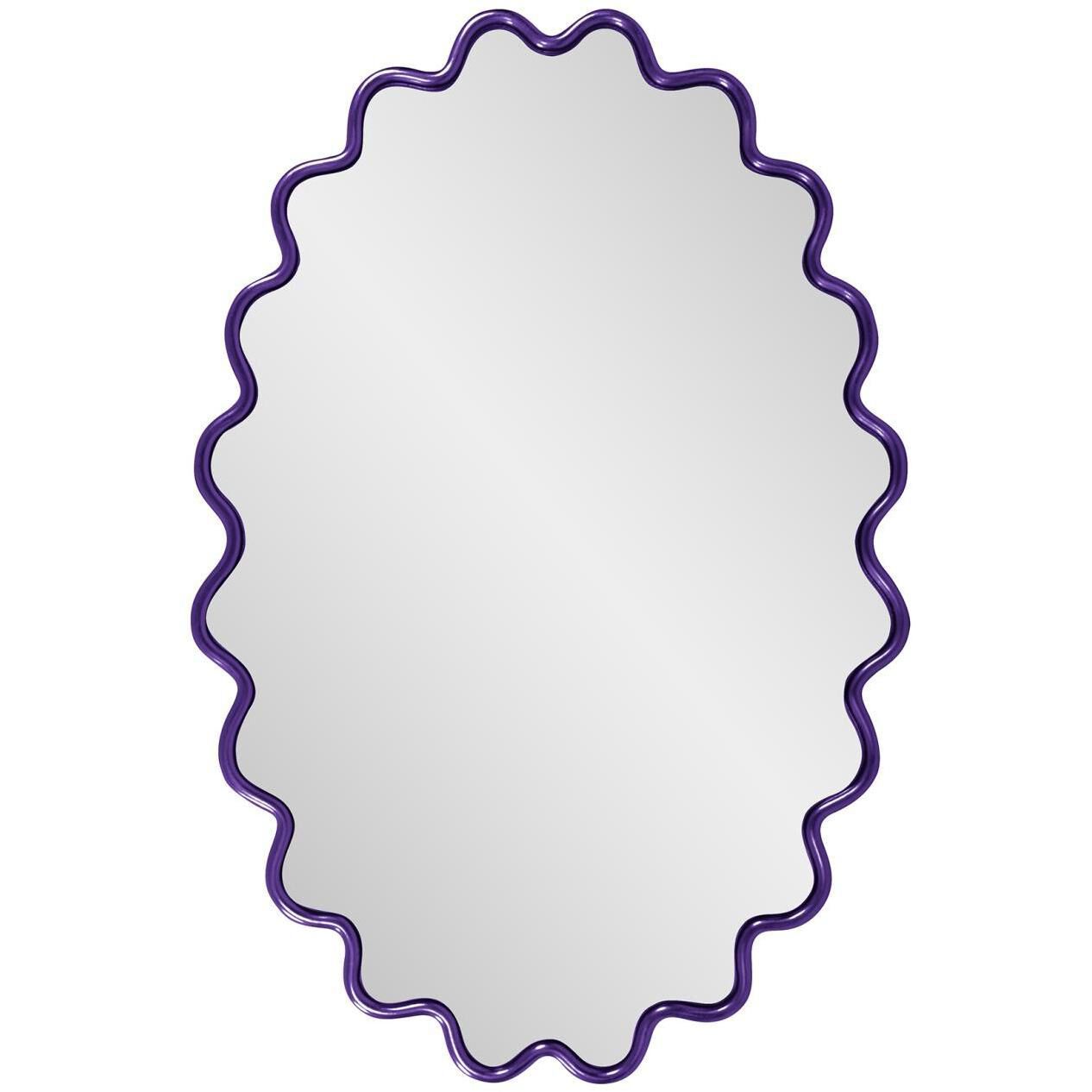 Cloud 36 X 24 inch Royal Purple Mirror
