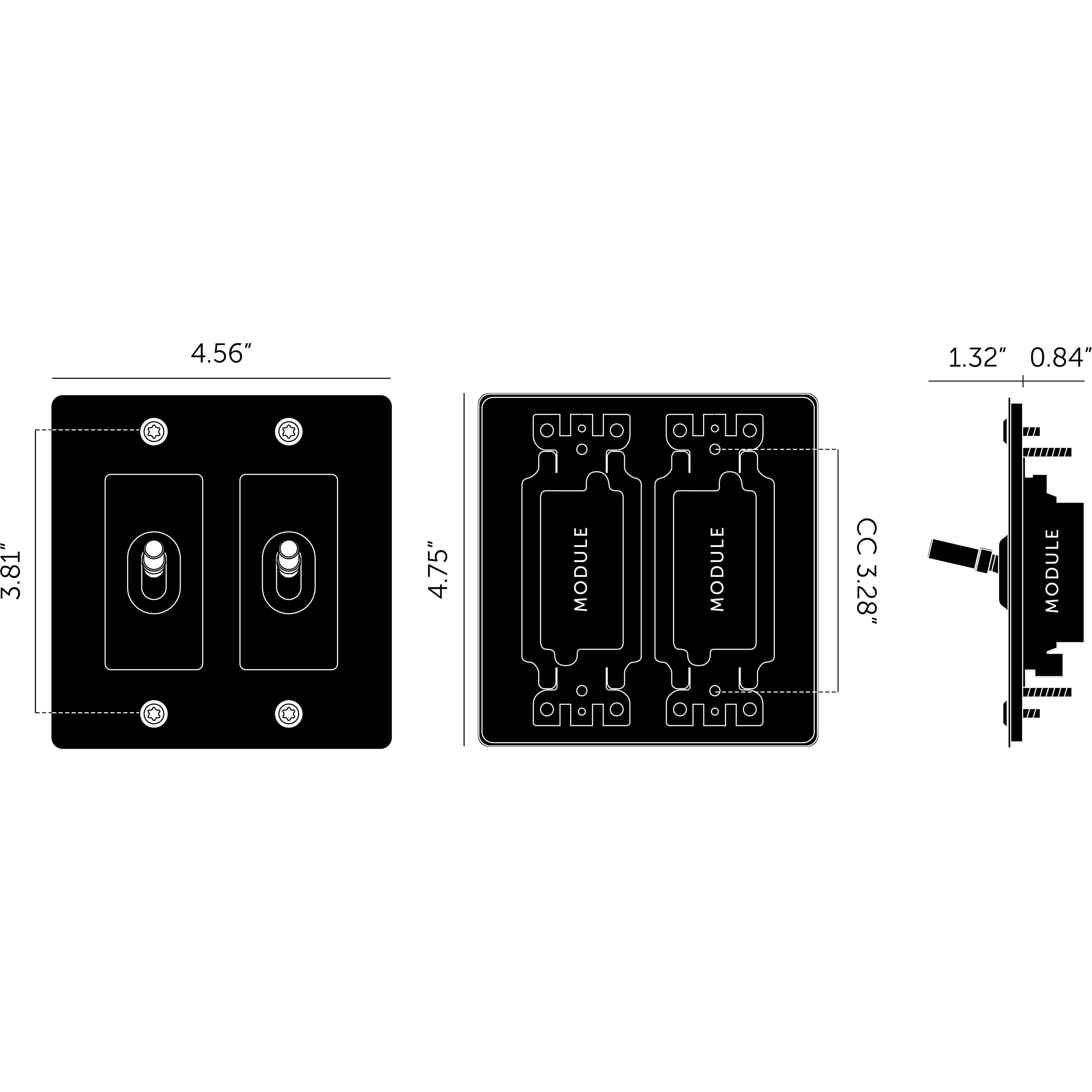 2G Toggle 120-277 Smoked Bronze Light Switch