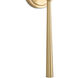 Mousseaux 1 Light 4.75 inch Natural Brass Sconce Wall Light
