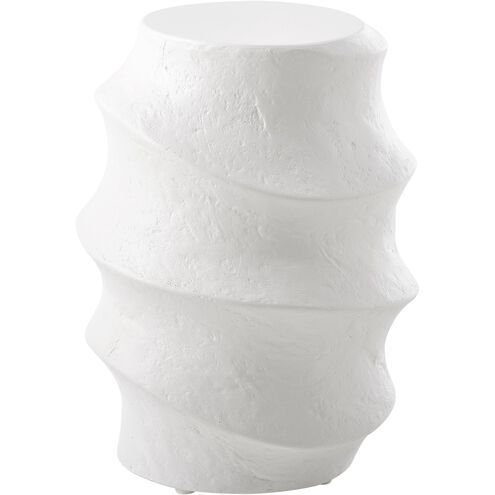 Winded 20 X 14.5 inch White Concrete Outdoor Accent Table