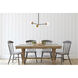 Briggs 3 Light 32 inch Black and Brass Pendant Ceiling Light