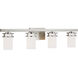 Robie 4 Light 34 inch Brushed Nickel Wall Bath Fixture Wall Light