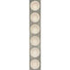 Kelly Wearstler Dichotomy LED 4.5 inch Pewter ADA Sconce Wall Light