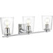 Kacey 3 Light 23 inch Chrome Bath Sconce Wall Light