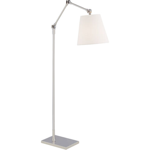 Suzanne Kasler Graves 50 inch 100.00 watt Polished Nickel Articulating Floor Lamp Portable Light