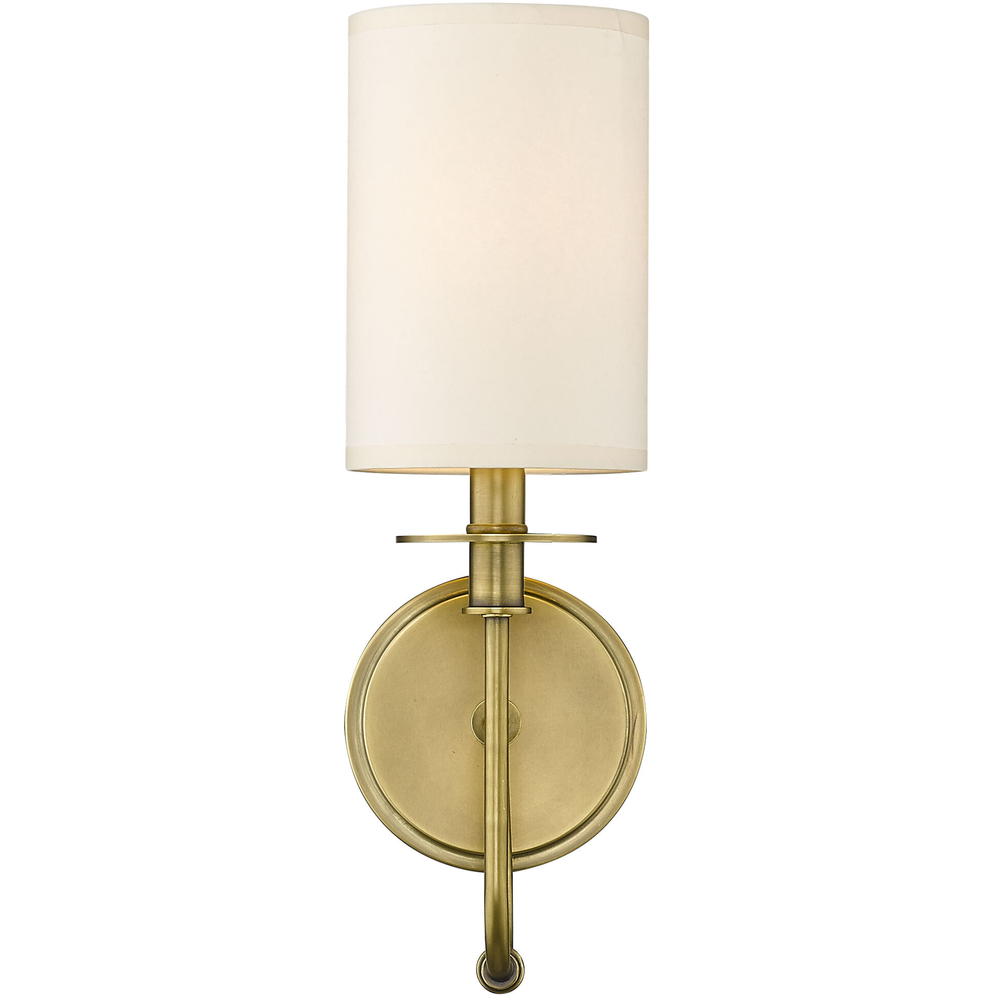 Ella 1 Light 5 inch Rubbed Brass Wall Sconce Wall Light