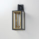 Neoclass 2 Light 21 inch Black and Gold Outdoor Wall Mount
