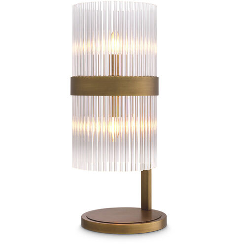 Carnero 23.82 inch 40.00 watt Antique Brass Table Lamp Portable Light