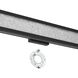 Courtney LED 31.75 inch Textured Black Vanity Light Wall Light