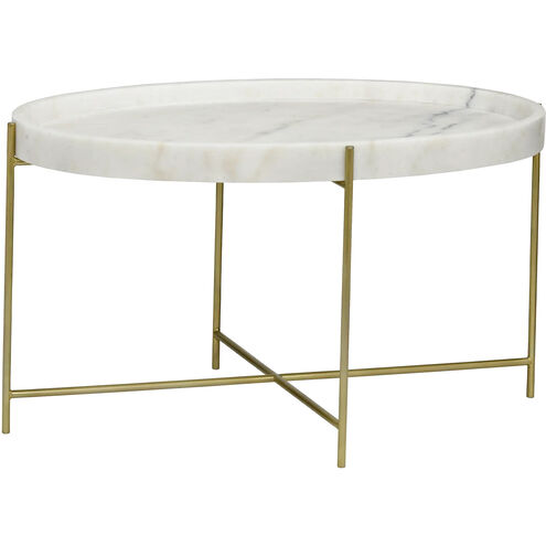 Che 32 X 22 inch Antique Brass Cocktail Table