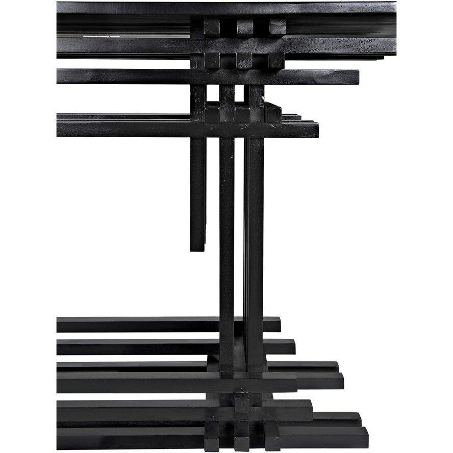 Loyd 60.5 X 19.5 inch Hand Rubbed Black Console