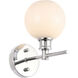 Collier 1 Light 6 inch Chrome Wall sconce Wall Light
