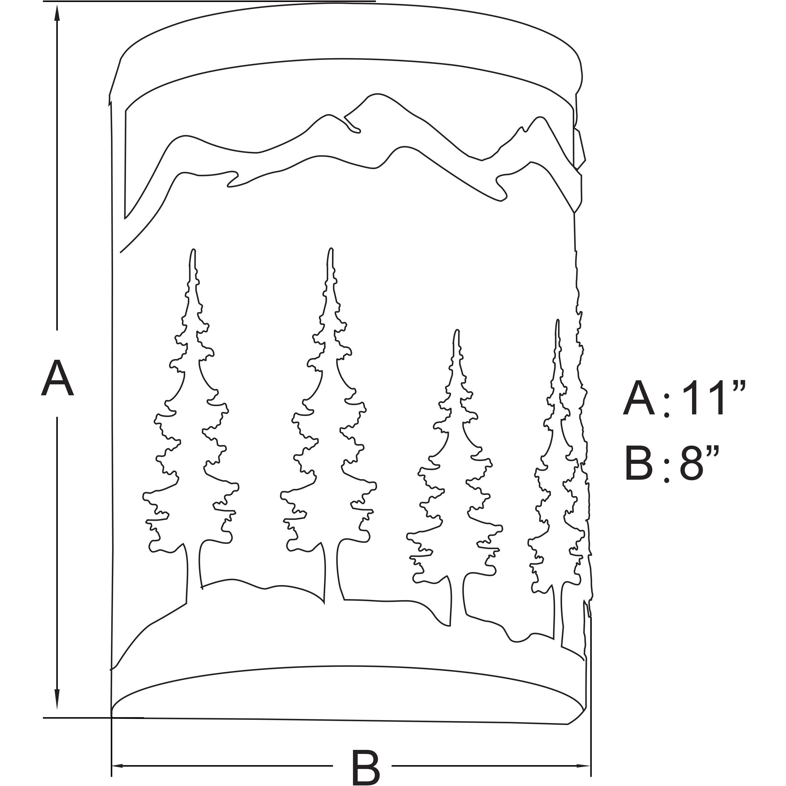 Yosemite LED 8 inch Burnished Bronze Wall Light