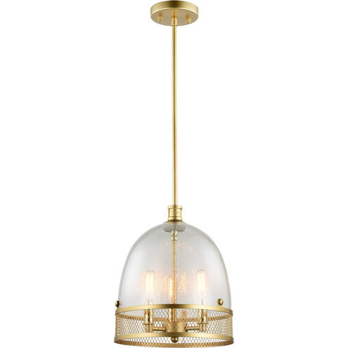 Theia 3 Light 11 inch Matte Gold Pendant Ceiling Light