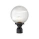 Havana 1 Light 15 inch Matte Black Exterior Post Mount Light