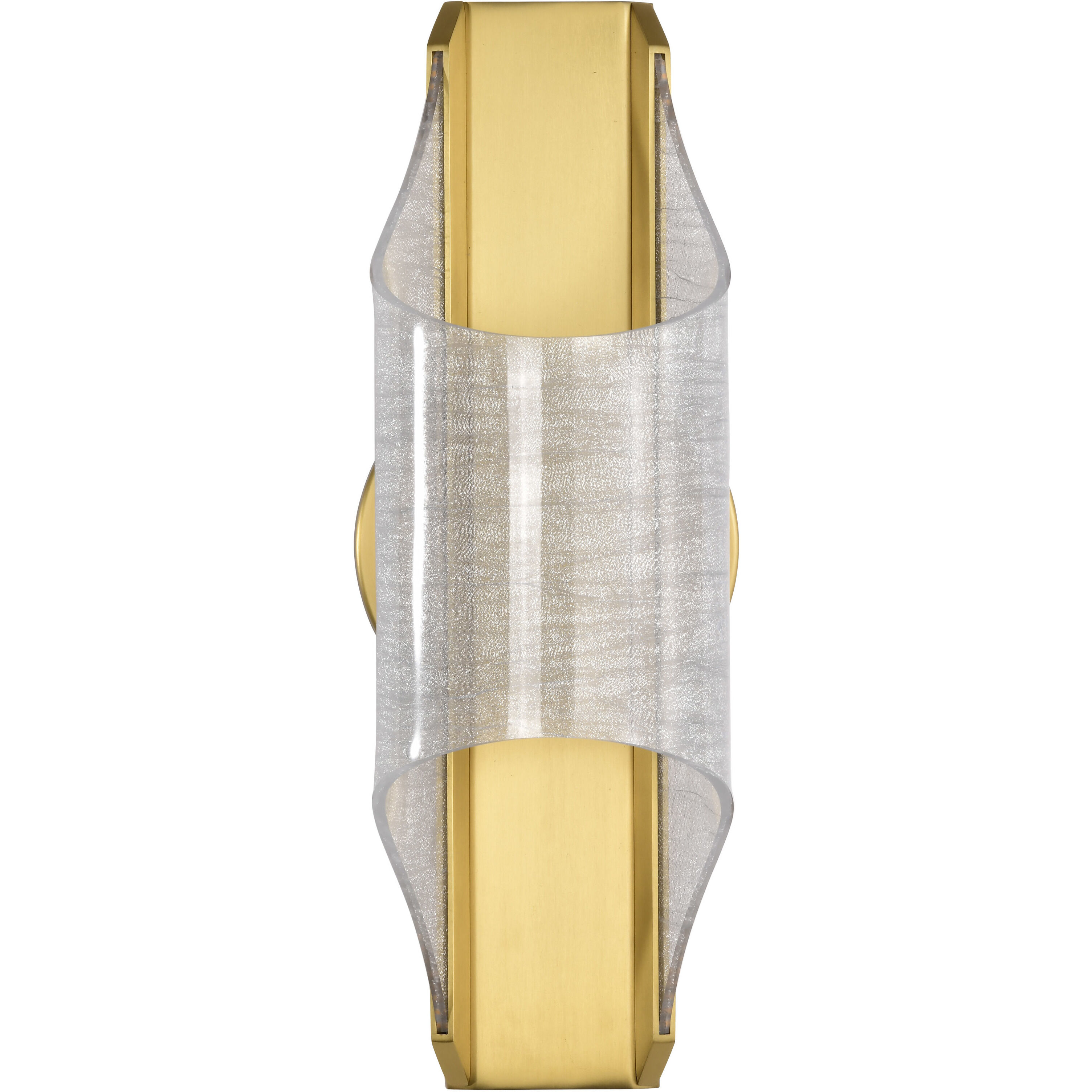 Idris LED 6 inch Vintage Brass Vanity Wall Light