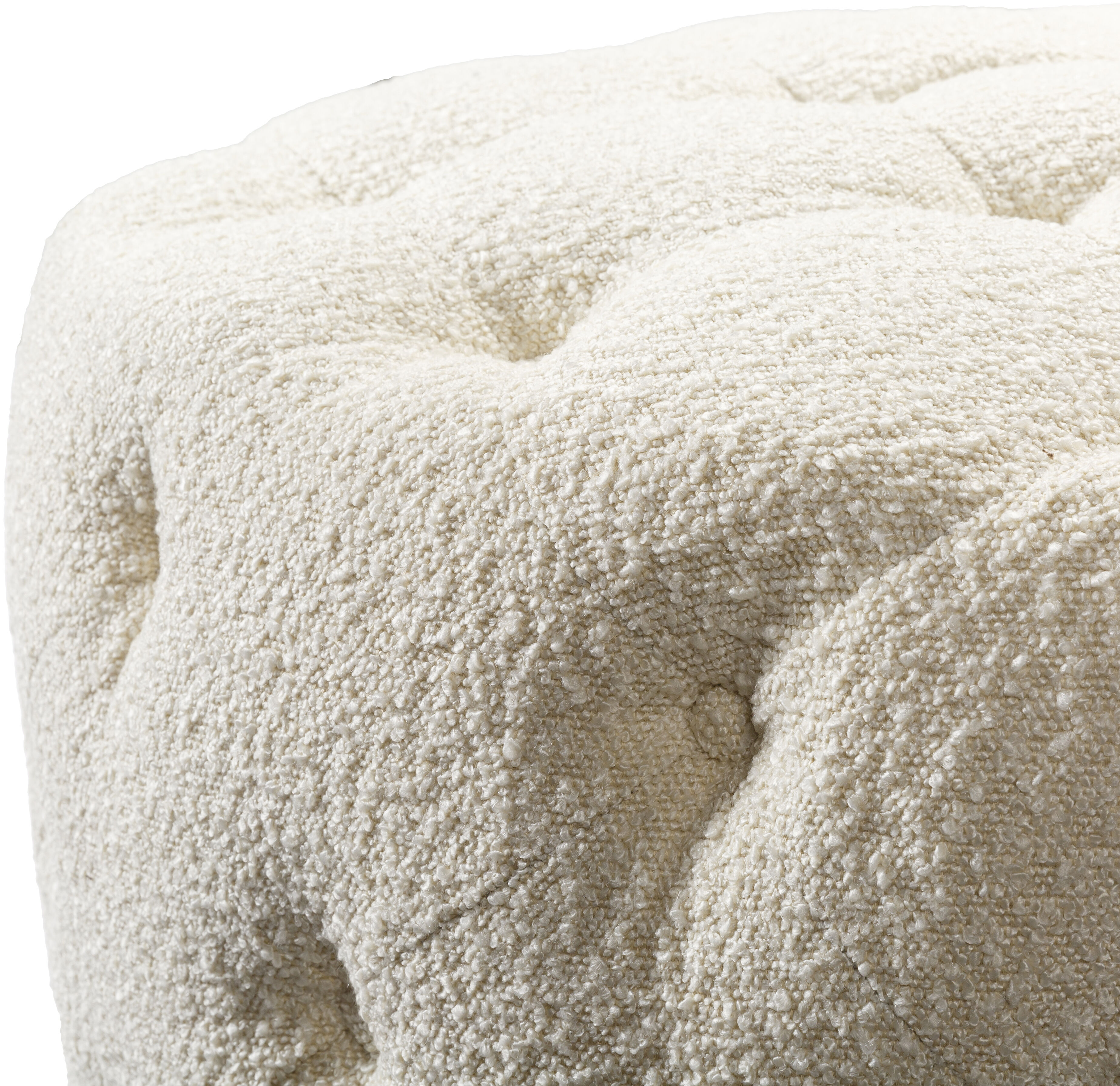 Ferrand 17.71 inch Cream Ottoman