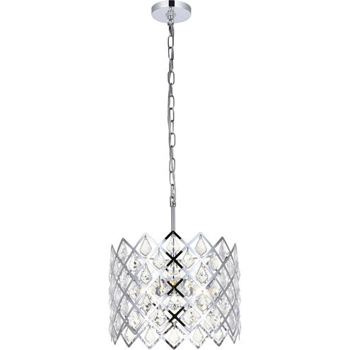 Lyla 3 Light 13 inch Chrome Pendant Ceiling Light