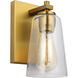 Sean Lavin Mercer Sconce Wall Light in Burnished Brass