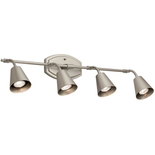 Sylvia 4 Light 120 Satin Nickel Rail Light Ceiling Light