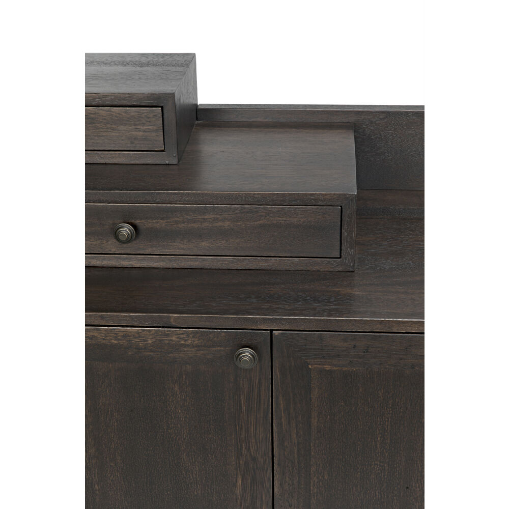 Hermes 72 X 21 inch Ebony Walnut Sideboard
