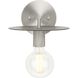 Trimble 1 Light 8 inch Brushed Nickel Wall Bracket Wall Light, Design Series