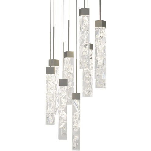 Minx 9 Light 17 inch Antique Nickel Multi-Light Pendant Ceiling Light