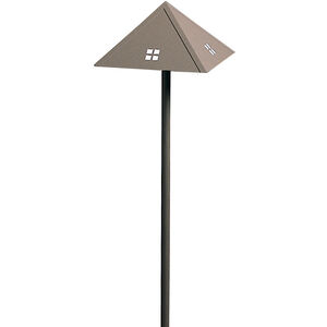 Evergreen 12V 18 watt Satin Black Outdoor Landscape in Frosted, No Accent, Glass Jewels