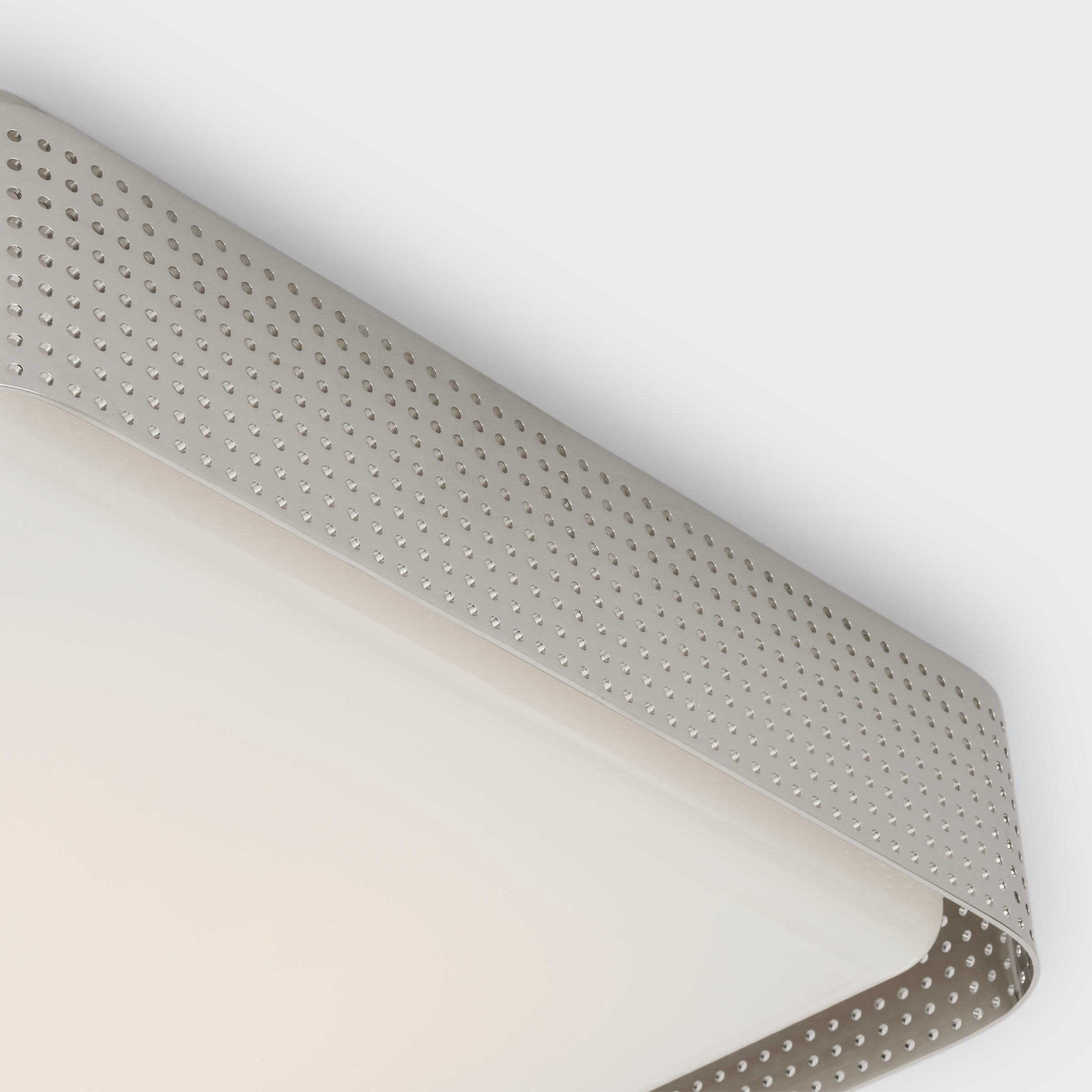 Kelly Wearstler Precision LED 20 inch Polished Nickel Square Flush Mount Ceiling Light