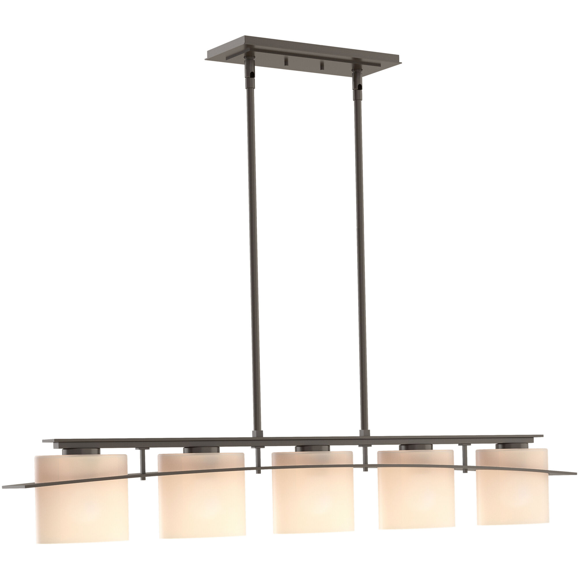 Arc Ellipse 5 Light 41.9 inch Oil Rubbed Bronze Pendant Ceiling Light