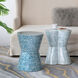 Anita 19.7 inch Blue Stool