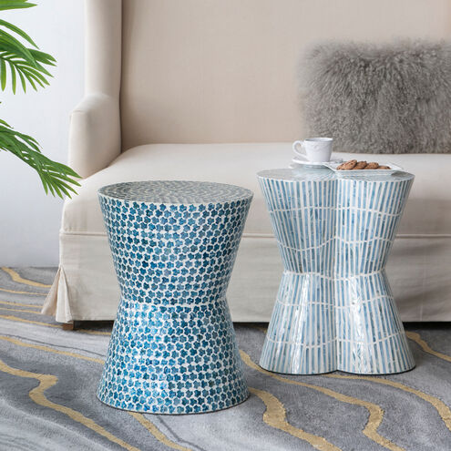 Anita 19.7 inch Blue Stool