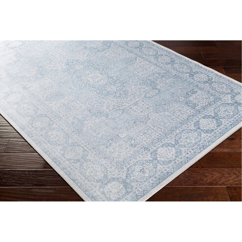 Couture 123 X 94 inch Pale Blue/Light Gray/Denim Rugs, Rectangle