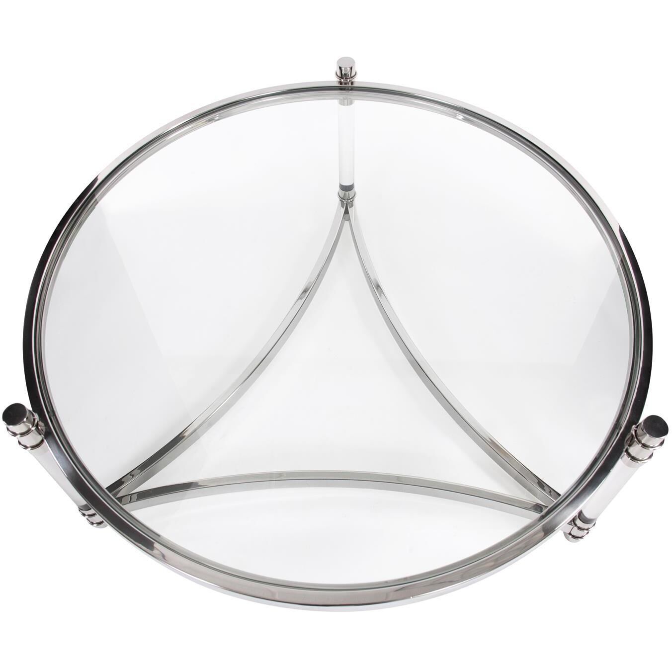 Carter 41 X 16.5 inch Silver Coffee Table