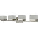 Cubic LED 31 inch Brushed Nickel Vanity Bar Light Wall Light