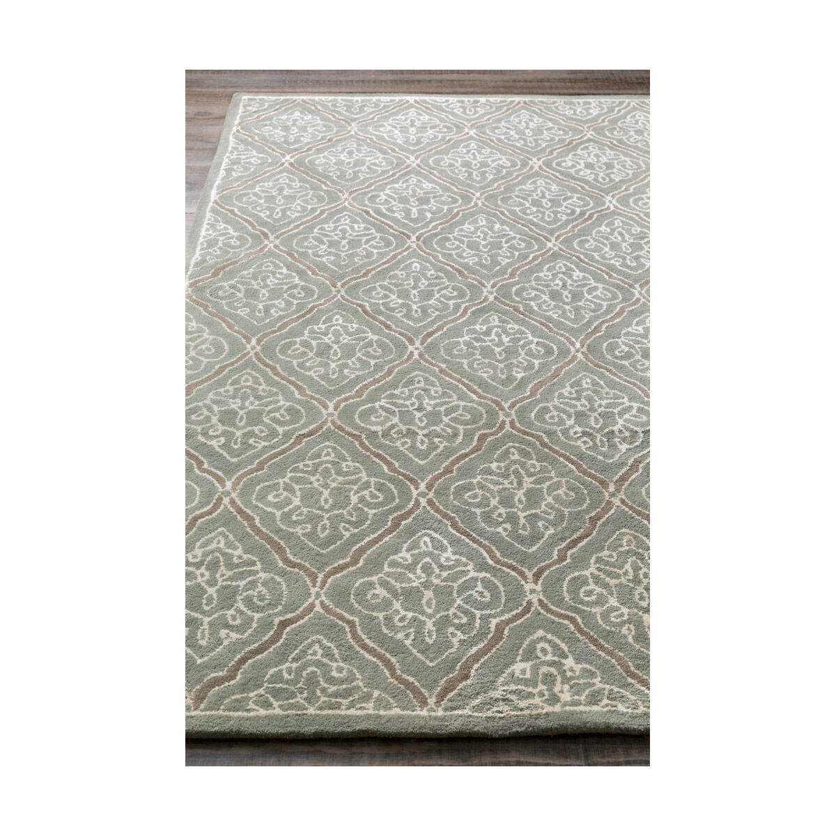 Modern Classics 132 X 96 inch Gray and Neutral Area Rug, Wool