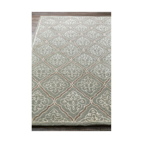 Modern Classics 63 X 39 inch Gray and Neutral Area Rug, Wool