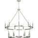 Gilliam 15 Light 35.5 inch Brushed Nickel Chandelier Ceiling Light