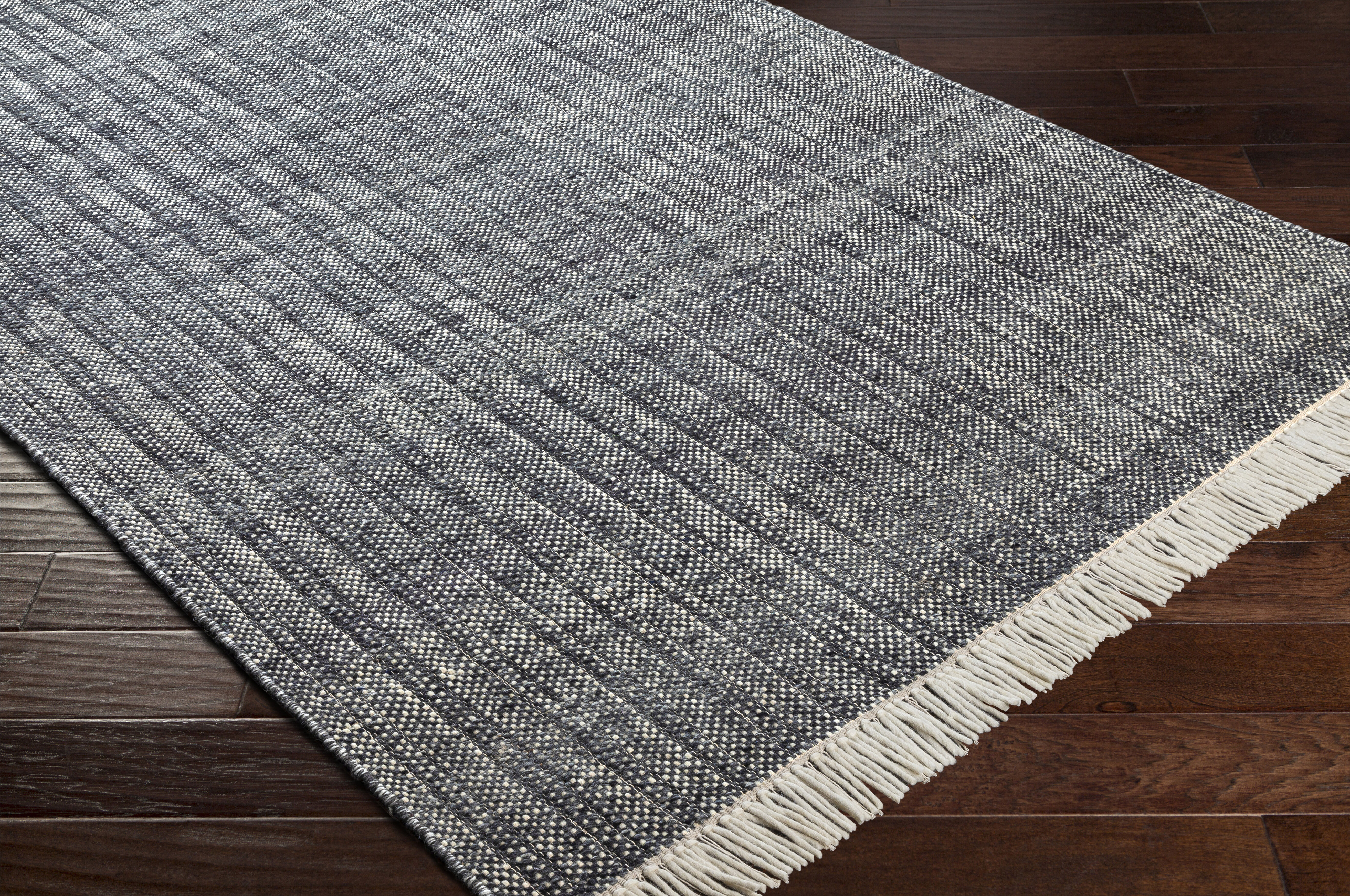Reliance 90 X 60 inch Charcoal Rug in 5 x 8, Rectangle